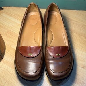 Dansko Brown Leather Women's Slip-On Loafers
